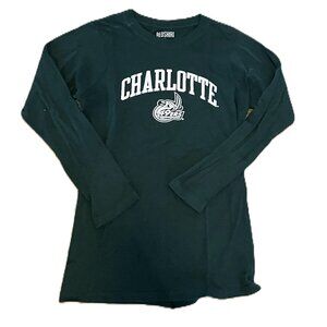 Charlotte 49ers Green Long Sleeve Shirt by Redshirt - Size Large